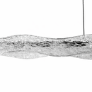 Підвісна люстра L-100 cm Led 12W 3000K-6000K Clear+Black Ice Wave 260118-100007061