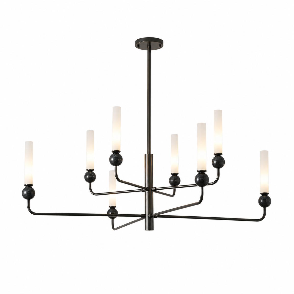 Люстри чорні D-98 cm / D-120 cm G9 Black Spider 260758-100008366