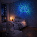 Лампа нічник космонавт з пультом з проекцією зоряного неба RGB Led 5W White Astronaut 260174-100007069