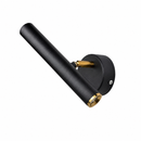 Настінний світильник з вимикачем на корпусі H-20 cm Led 5W 4000K Black + Gold Tube 260619-100008079