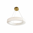 Підвісні люстри D-50 cm / D-80 cm Led 3000К-6000К White+Gold Marble Imitation 260918-100008820