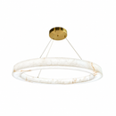 Підвісні люстри D-50 cm / D-80 cm Led 3000К-6000К White+Gold Marble Imitation 260918-100008820