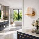 Настінний світильник золотий з мармуром H-20 cm Led 12W 3000K-6500K Gold Marble 260619-100008083