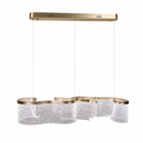 Люстра золота L-90 cm Led 3000K-6000K 32W Gold Aurora 260518-100007935
