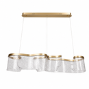 Люстра золота L-90 cm Led 3000K-6000K 32W Gold Aurora 260518-100007935