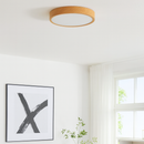 Стельова люстра під дерево D-34 cm / D-44 cm IP20 Led 3000K Brown Wood Circle 250940-100006033
