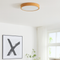 Стельова люстра під дерево D-34 cm / D-44 cm IP20 Led 3000K Brown Wood Circle 250940-100006033