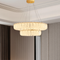 Підвісна люстра золота D-50 / D-60 cm / D-80 cm / D-50+80 cm Led Gold Frozzy 250819-100005757