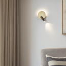 Настінний світильник сатиновий Led 4000K D-15 cm Nickel Bun Circle 250818-100005771