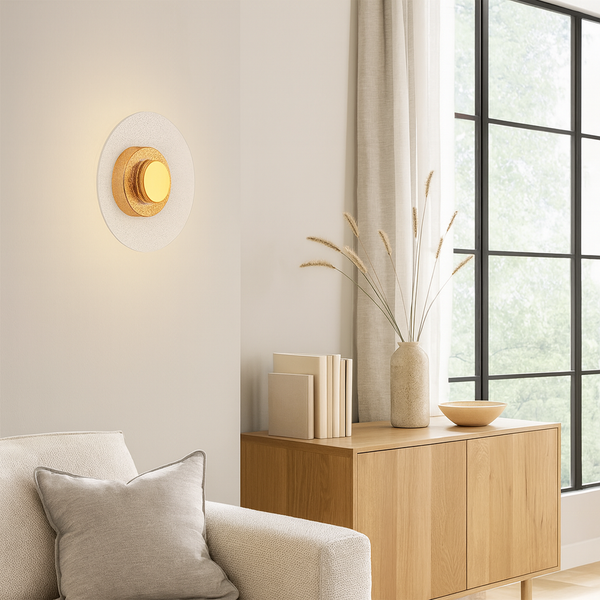 Настінний світильник золотий D-20 cm Led 3W Gold Jellyfish Round 250831-100005851