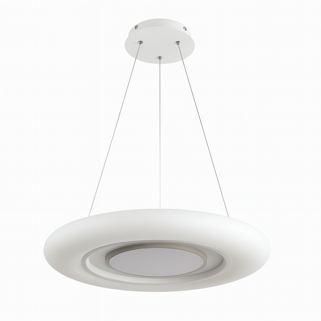 Підвісні білі люстри хмари з пультом D-46 cm / D-60 cm Led White Clouds 251031-100006266