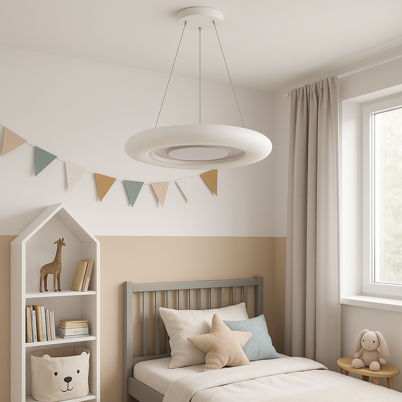 Підвісні білі люстри хмари з пультом D-46 cm / D-60 cm Led White Clouds 251031-100006266