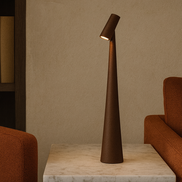 Настільний світильник коричневий світлодіодний H-33 cm / H-44 cm Led 1.5W 3000K Brown Sleek 250819-100005762