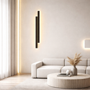 Бра подвійне чорне L-60 cm 18W 4000K Black Longi double 260218-100007438