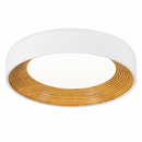 Стельова люстра біла D-50 cm Led White+Wood Round 260322-100007629