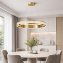 Підвісні люстри золоті D-60 cm / D-80 cm Led 3000K-6000K Gold Nacre 260418-100007764