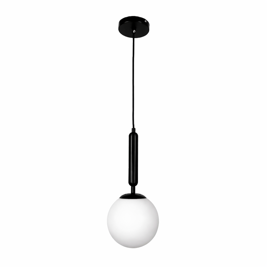Підвісний світильник чорний H-34 cm E27 Black+White Faro 260218-100007442