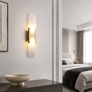 Настінний світильник золотий з мармуру H-50 cm G4 Gold+White Marble 260758-100008374