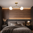 Люстра золота з білими плафонами H-28 cm E27 Gold+White Berry 260131-100007082