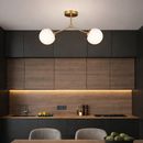 Люстра золота з білими плафонами H-28 cm E27 Gold+White Berry 260131-100007082