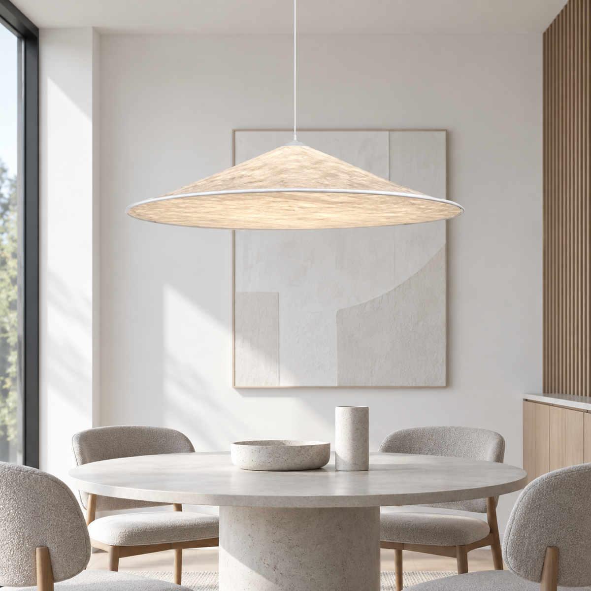 Підвісна люстра D-60 cm E27 White Lightness 260918-100008823
