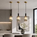 Підвісний світильник димчастий D-13 cm H-32 cm E27 Smoke+Black Garden lamp 260758-100008376