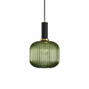 Підвісний світильник зелений D-20 cm H-30 cm E27 Green+Black Garden lamp 260758-100008380