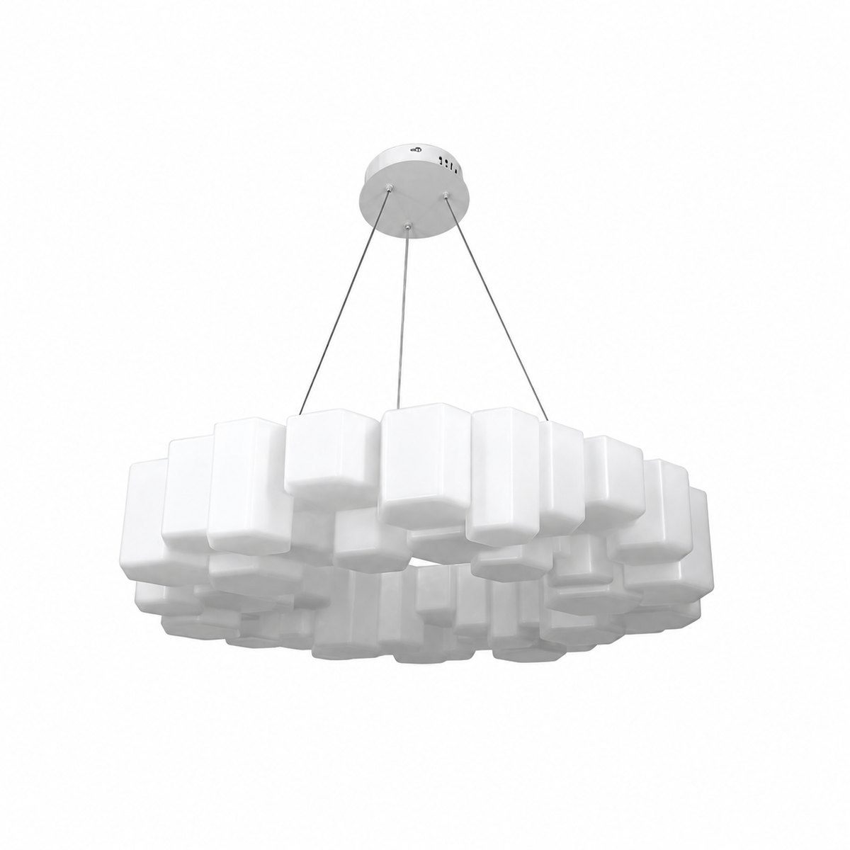 Підвісні люстри білі D-50 cm / D-70 cm Led 3000K-6000K White Cloud 260918-100008827