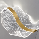 Видовжена люстра золота L-120 cm Led 4000K Gold Aurora 260735-100008384