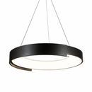 Підвісна люстра чорна D-50 cm Led Black Round 260422-100007796