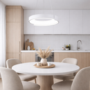 Підвісна люстра біла D-50 cm Led White Round 260422-100007797