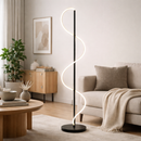 Торшер чорний H-145 cm Led 36W 4000K Black Rope 251240-100006996