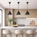 Підвісний світильник чорний E27 Black Cone 260263-100007476