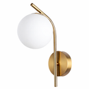 Настінний світильник золотий H-30 cm E27 Gold Bollo 260231-100007565