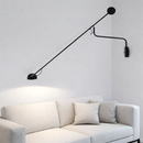 Бра чорний L-120 сm Led Black Pipe Pin 260258-100007567
