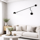 Бра чорний L-120 сm Led Black Pipe Pin 260258-100007567