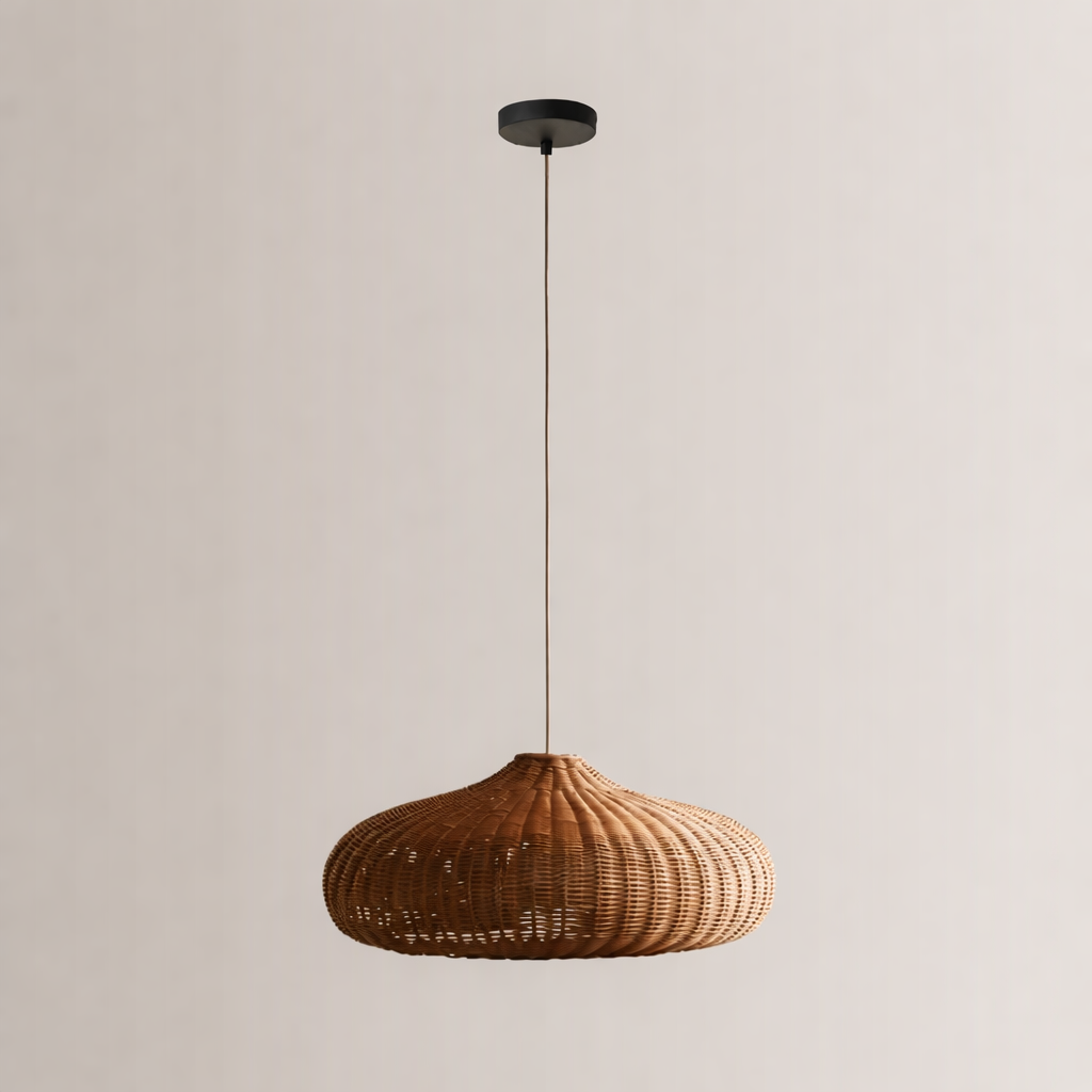 Підвісний світильник H-20 cm W-50 cm E27 Wood Wabi Sabi Boho 260258-100007570