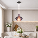 Підвісний світильник W-20 cm E14 Burgundy Color Glass 260258-100007356