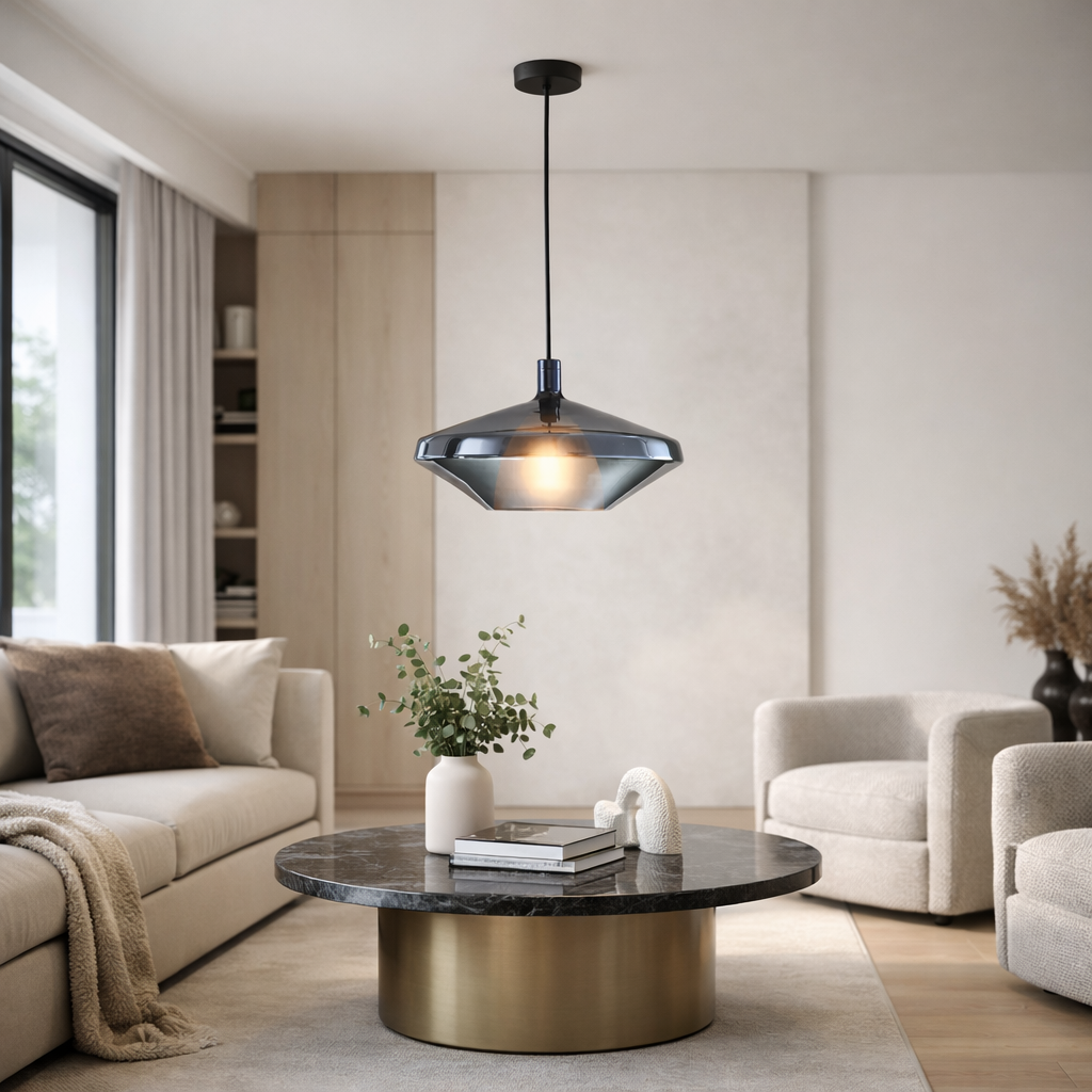 Підвісний світильник W-38 cm E14 Blue Color Glass 260258-100007360