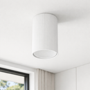 Точковий світильник білий H-10 cm D-5.5 cm GU10 White Gofre 260260-100007361