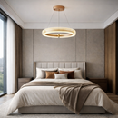 Підвісна люстра золота D-60 cm Led 60W 3000K-5000K Gold Circle 260248-100007402