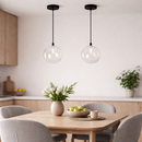 Підвісний світильник D-15 cm G9 Clear+Black Bubble 260131-100007084