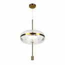 Підвісний світильник D-35 cm Led 8W 4500K Gold+Clear Bead 260118-100007136