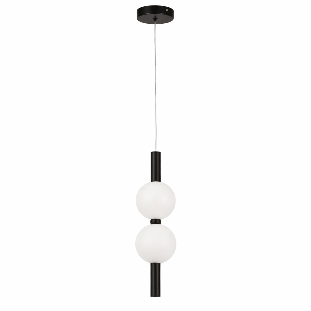 Підвісний світильник чорний Led 6W 3000K-6000K Black+White Pearls 260131-100007140