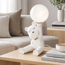 Настільна лампа біла дитяча ведмедик H-31 cm G9 White Bear 251231-100006945