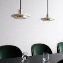 Підвіс білий з мармуру H-120 см Led 7W 4000K White+Gold Marble plate 260118-100007214
