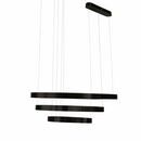 Люстра чорна L-80 cm Led 76W 3000K-6000K Black Celestial 260118-100007247