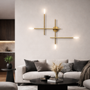 Настінні світильники золоті L-66 cm / L-83 cm / L-98 cm G4 Led Gold Geometry 260358-100007704