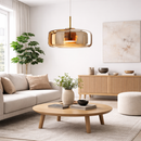 Підвісний світильник бурштиновий D-33 cm Led 9W Amber+Gold Jube 260322-100007708