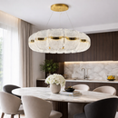 Підвісна люстра золота D-60 cm Led 3000K-6000K 80W Gold Flower 260388-100007740